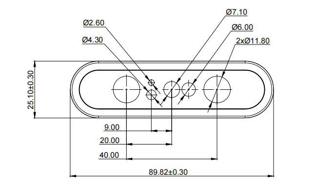 Gemini E front dimensions