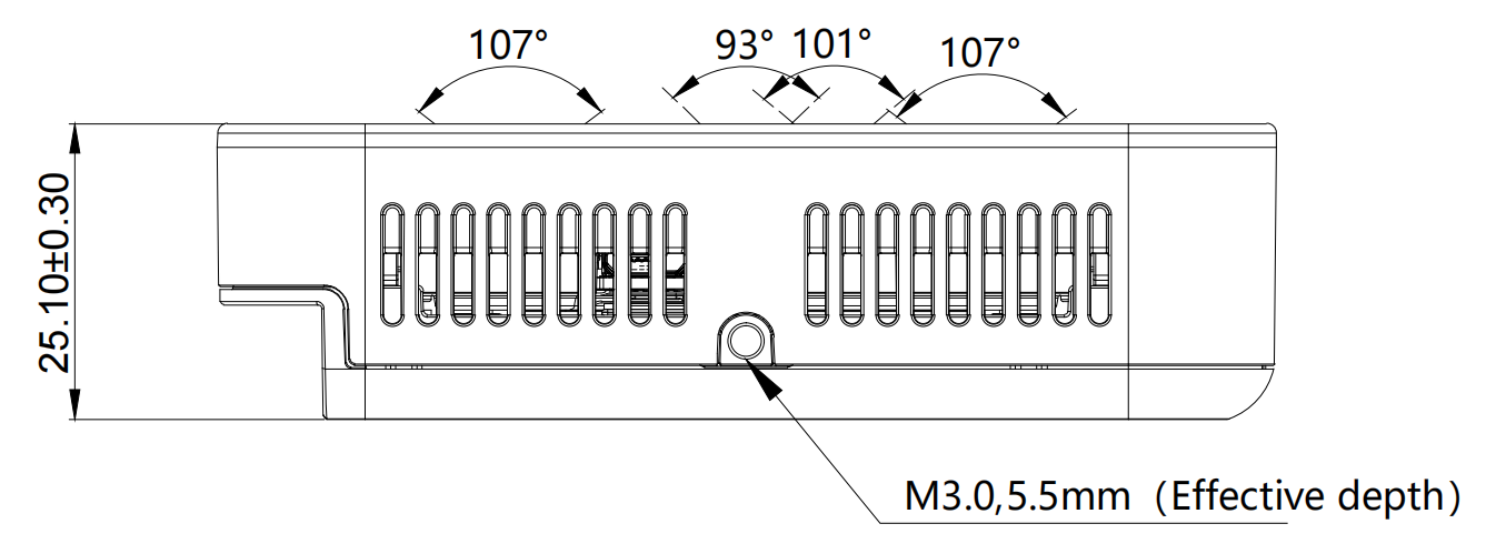 Gemini E side mounting details